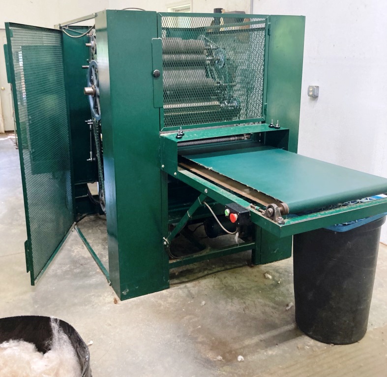 Cottage Operation, small scale carding & spinning operation.